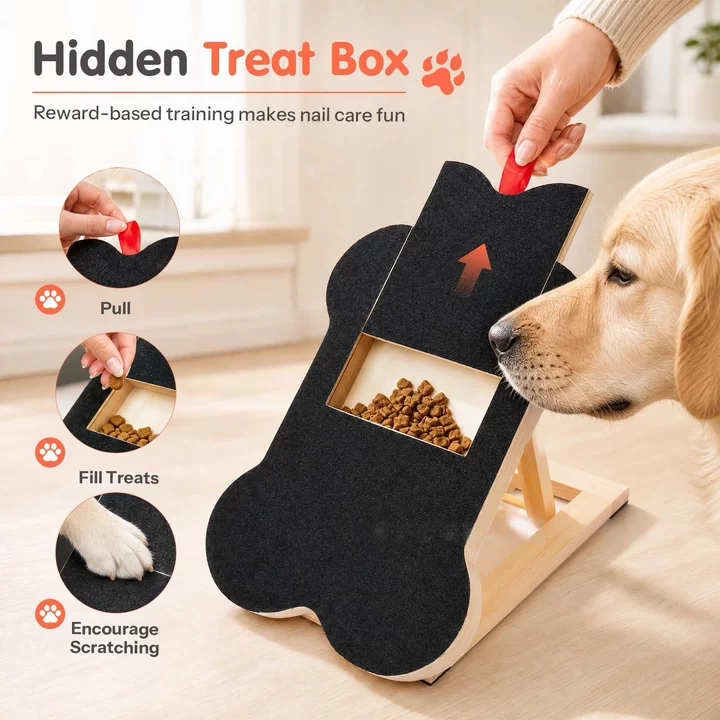 🐕‍🦺Wooden Dog Scratch Board Nail File