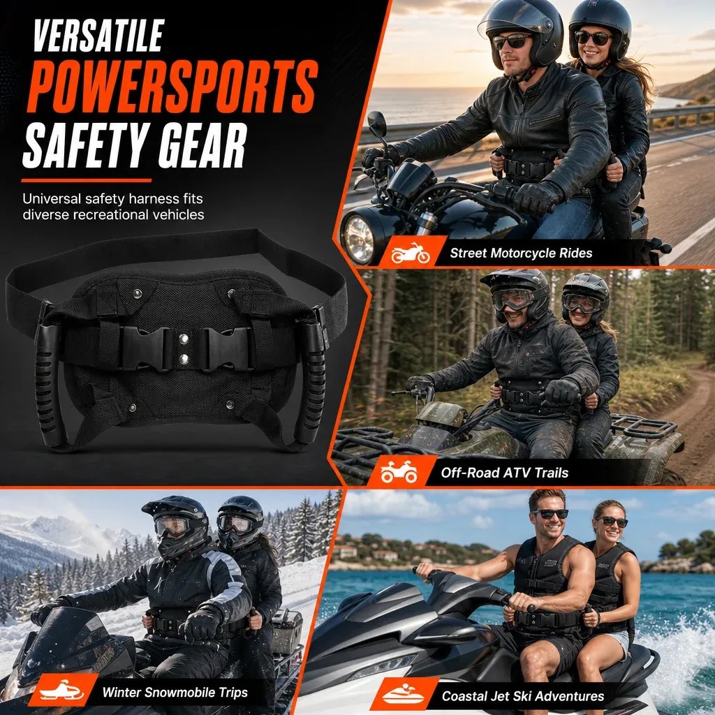 Motorcycle Passenger Grab Handle Belt view 7