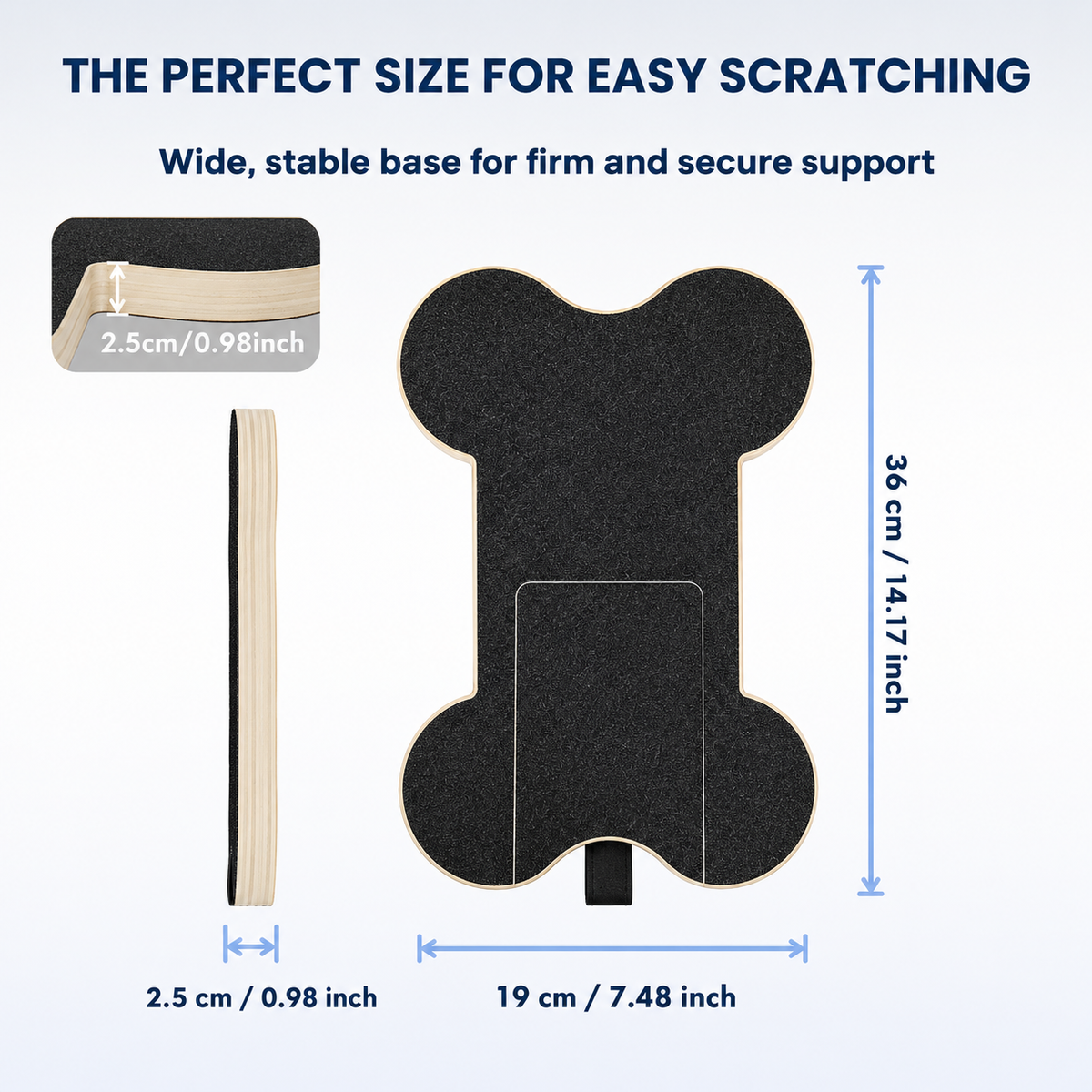 🐕‍🦺Wooden Dog Scratch Board Nail File
