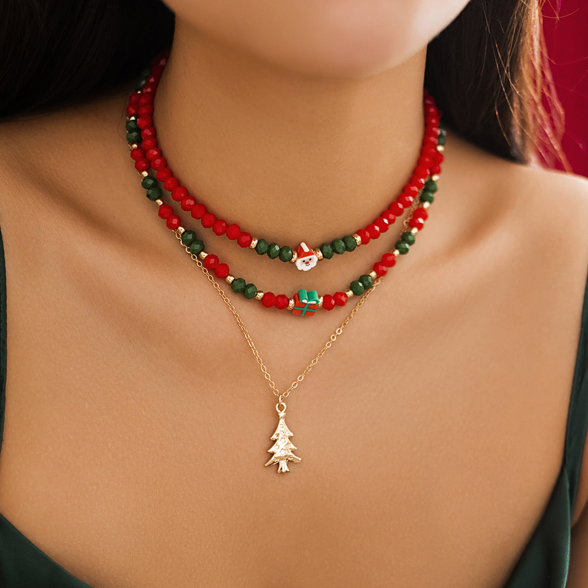 Charming Christmas Necklace
