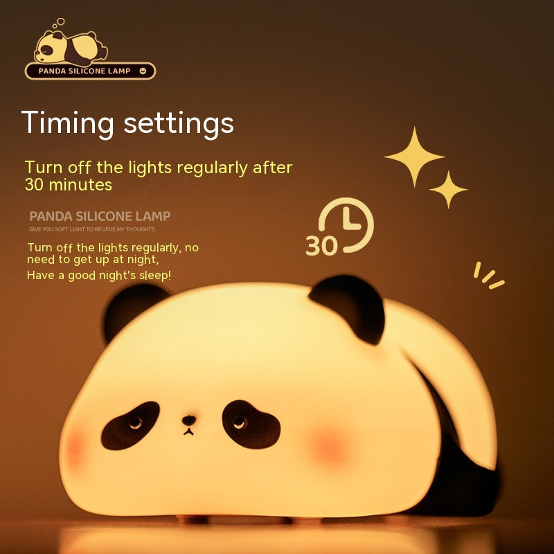 Cute Panda Silicone Lamp