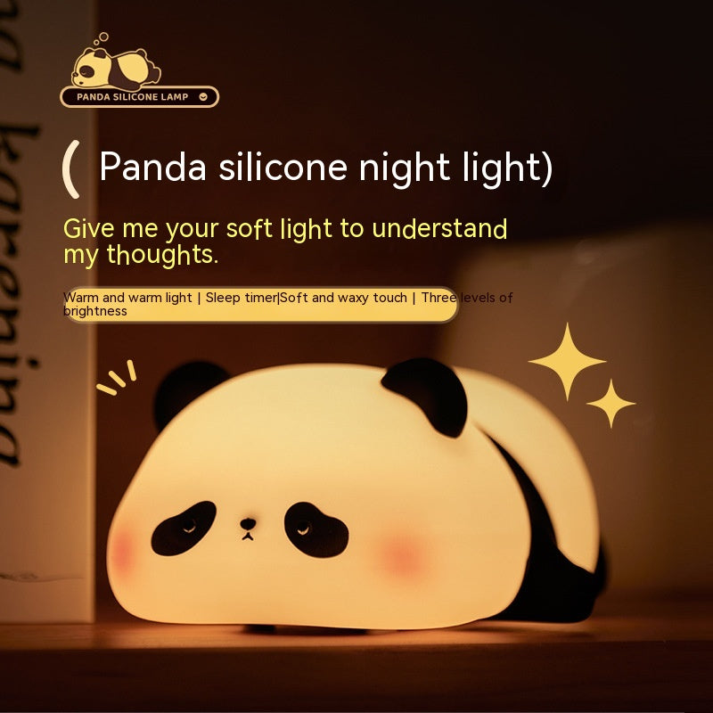 Cute Panda Silicone Lamp