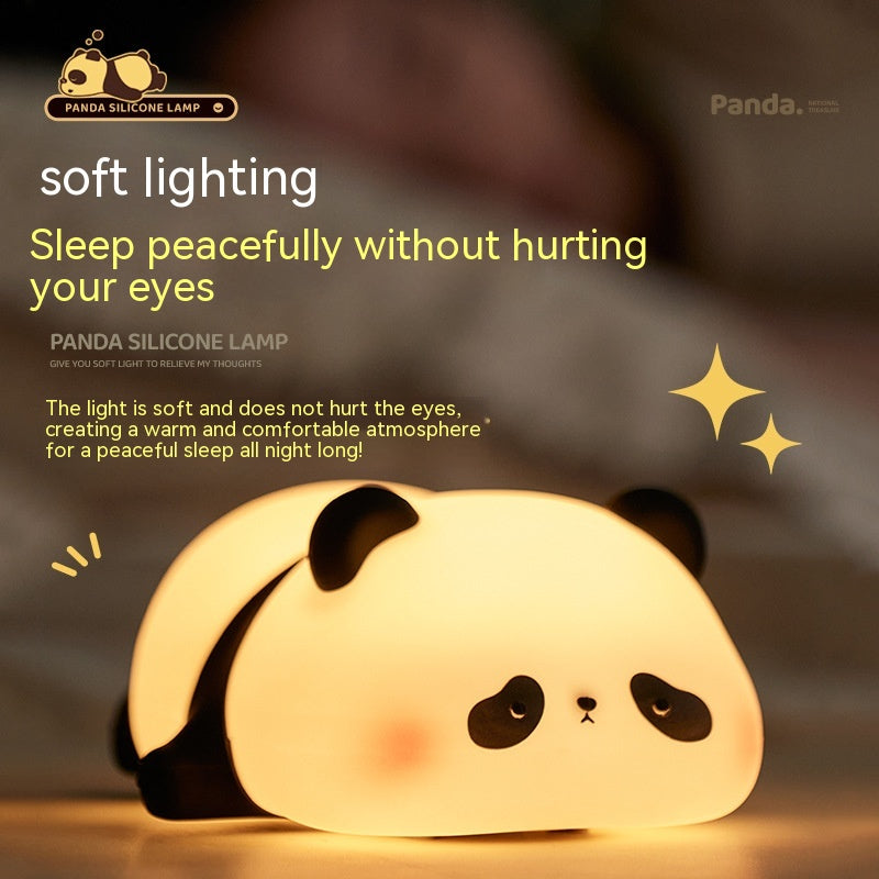 Cute Panda Silicone Lamp