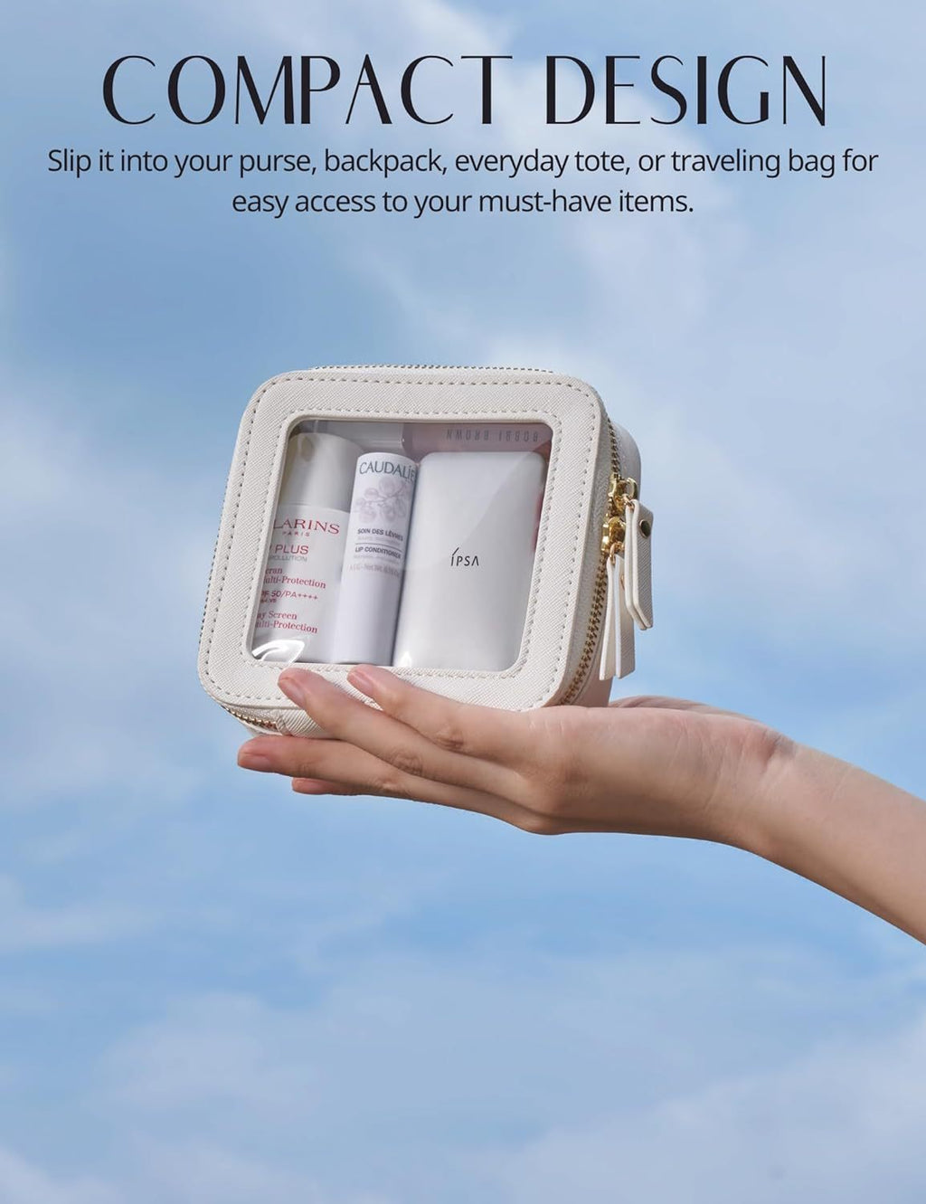 Compact Cosmetics Bag