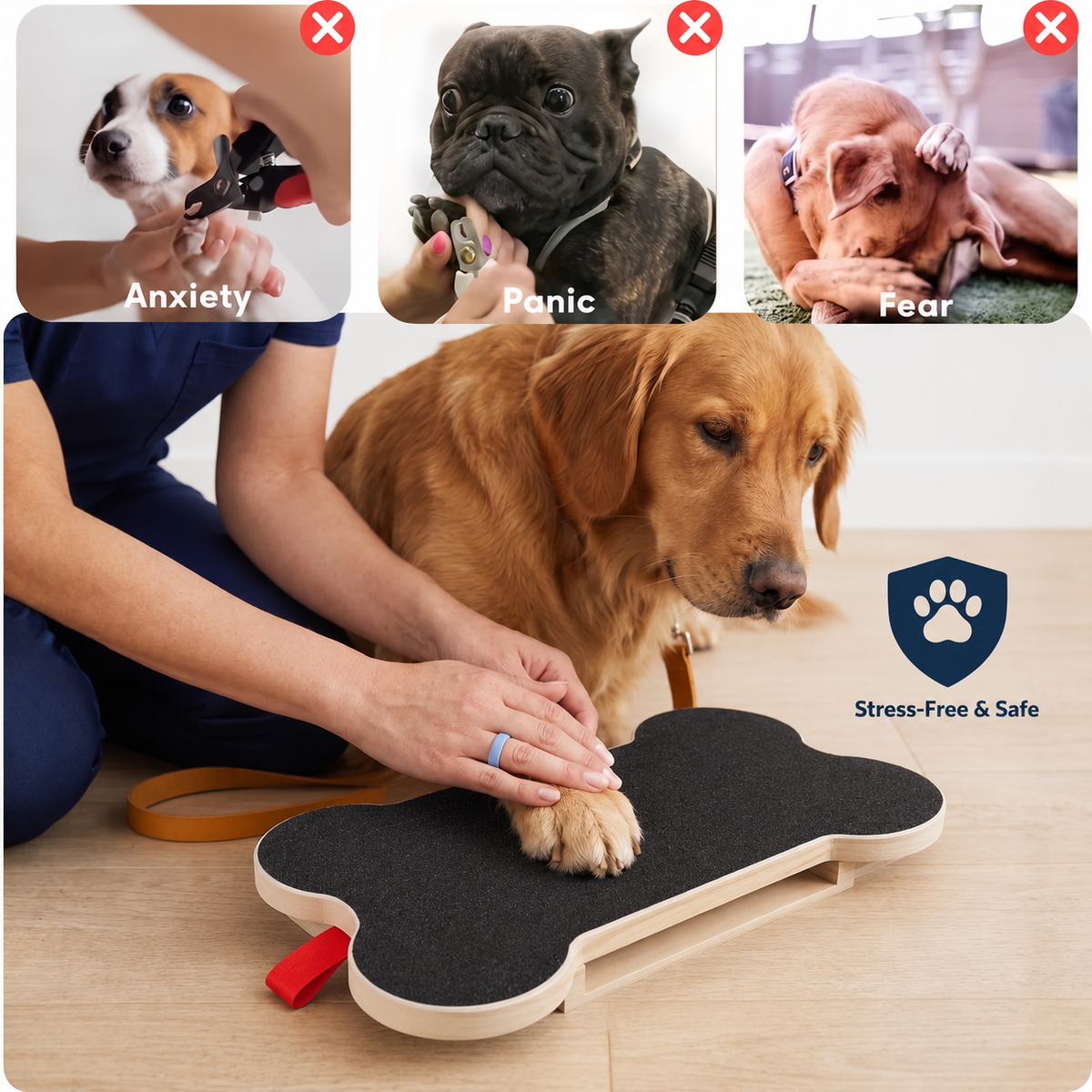 🐕‍🦺Wooden Dog Scratch Board Nail File